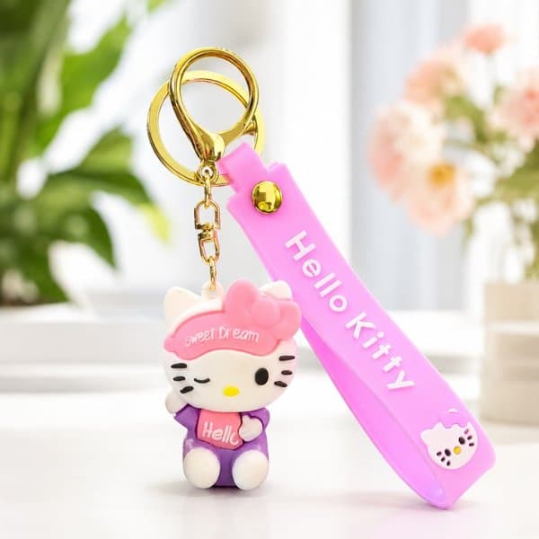 Kitty Silicone Keychain - View 2