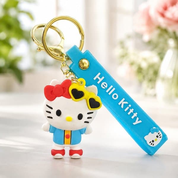 Kitty Silicone Keychain - View 5