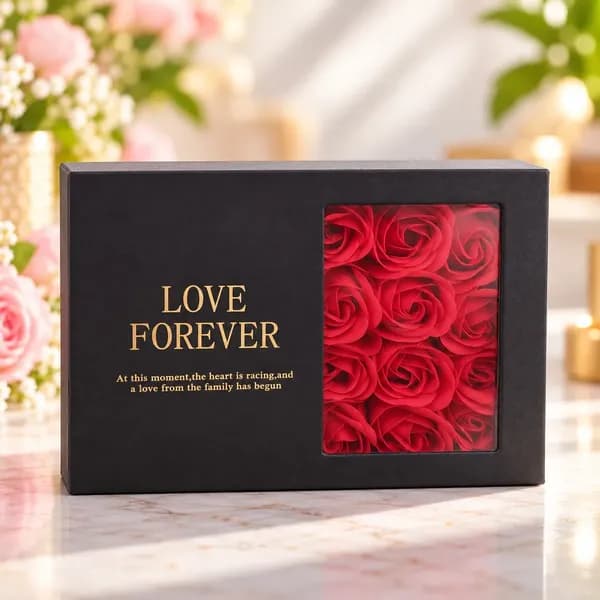 Love Forever Pearl Chain with Rose Gift Box