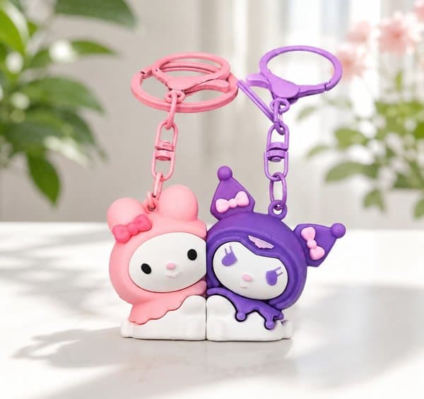 Magnetic Buddy Keychain - View 3
